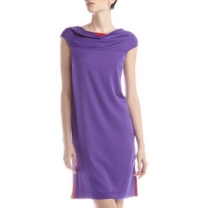 NWT Catherine Malandrino Cowl-neck Shift Dress,  size 4 (small)